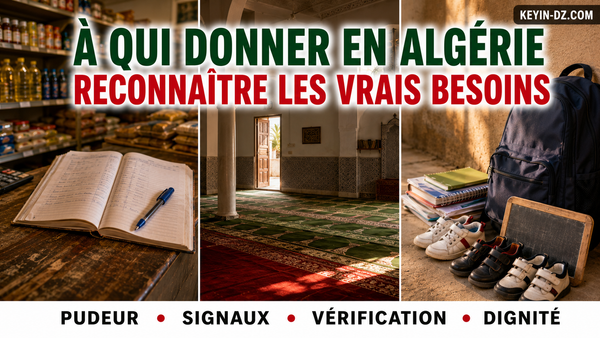 À qui donner en Algérie ? Reconnaître les vrais besoins