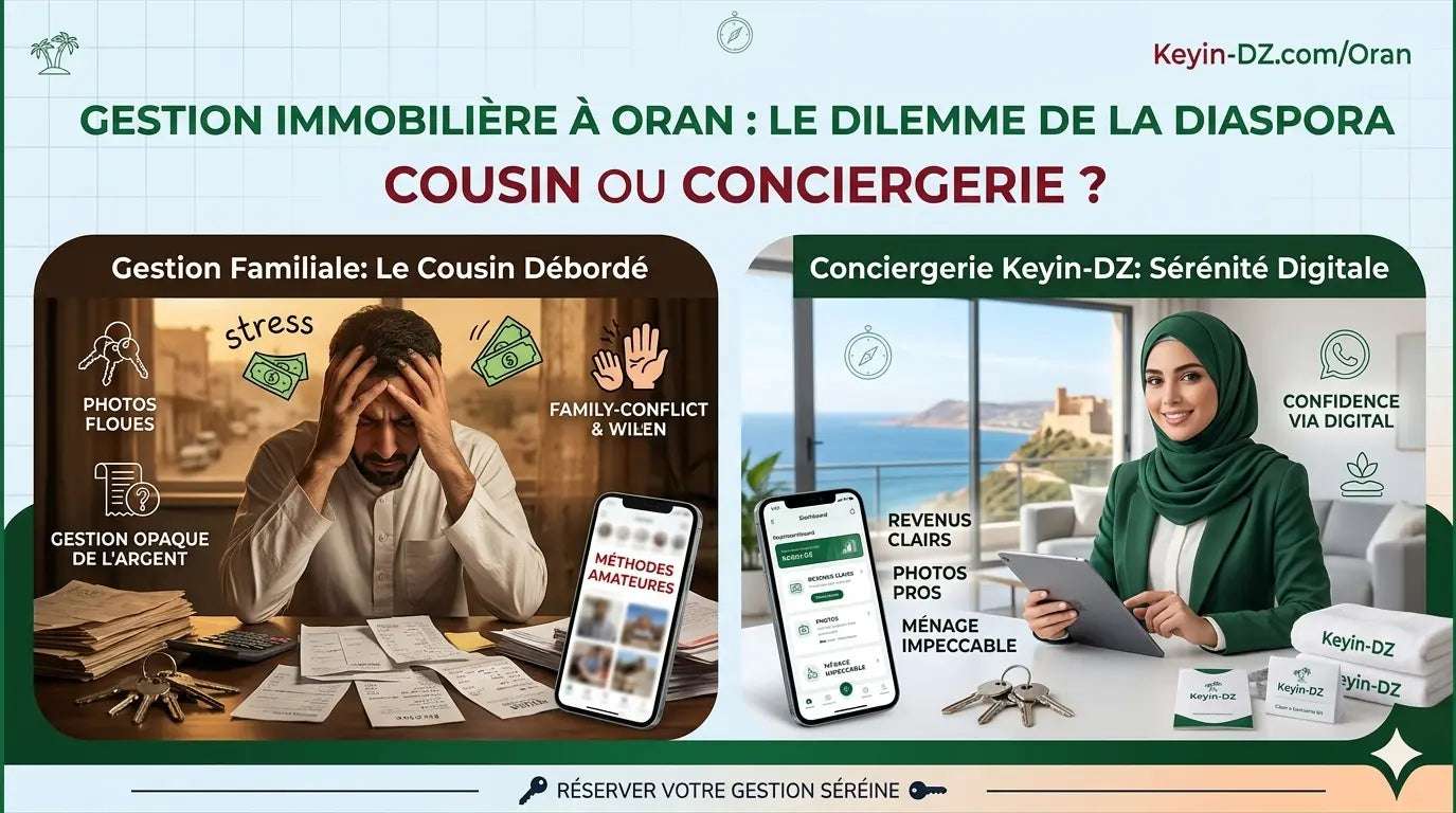 Conciergerie ou famille pour gérer votre bien en Algérie ? | Keyin-DZ