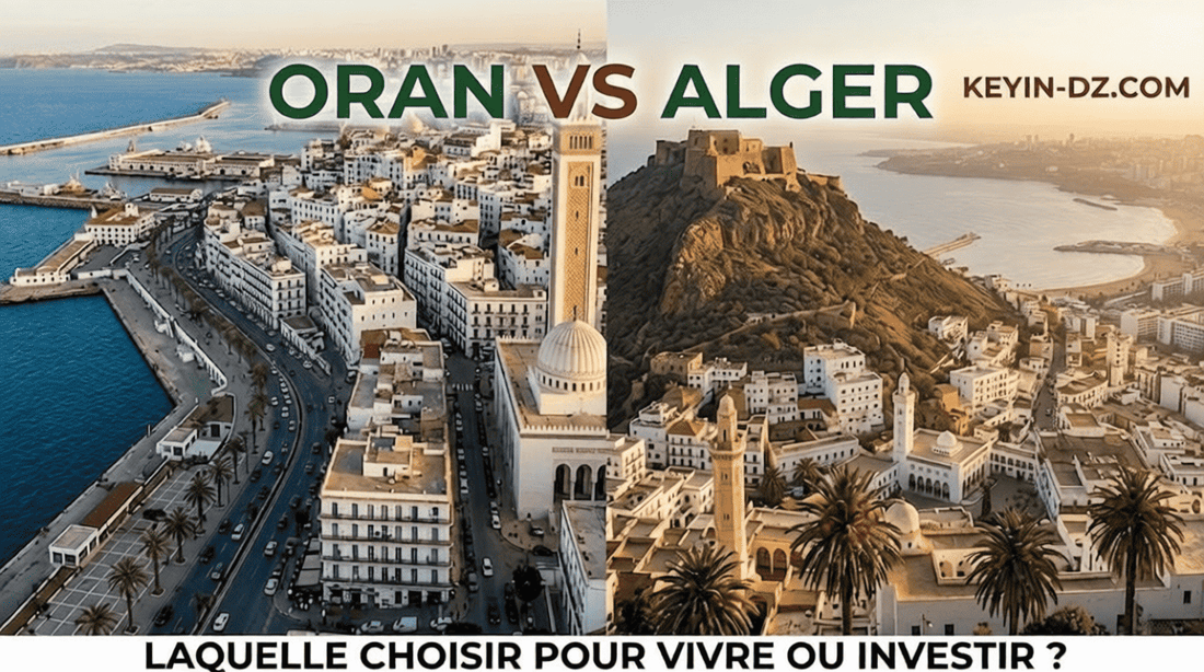 Oran vs Alger : laquelle choisir pour vivre ou investir en Algérie ?