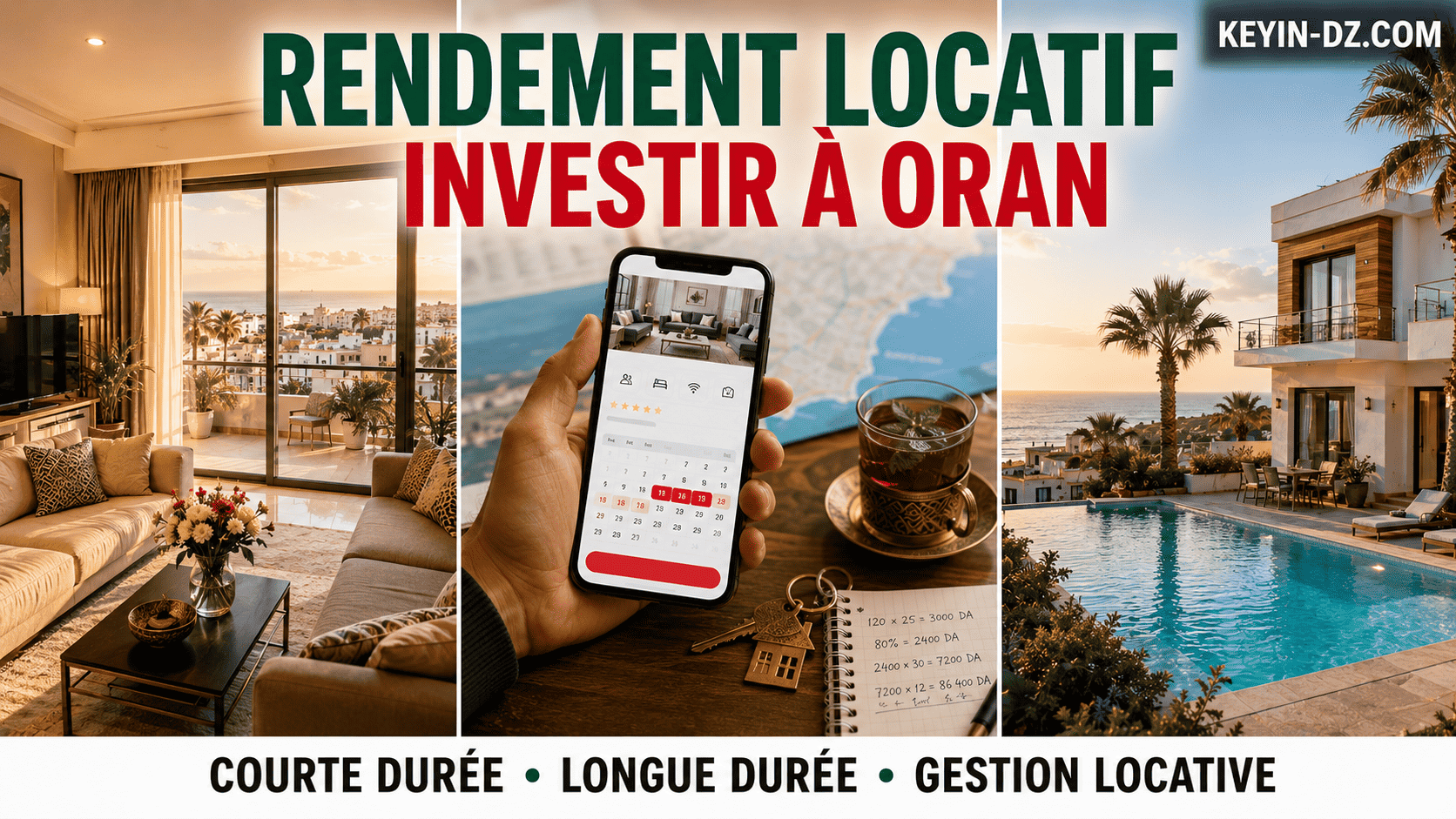 Rendement locatif Oran : ce qu'un appart rapporte vraiment en Algérie