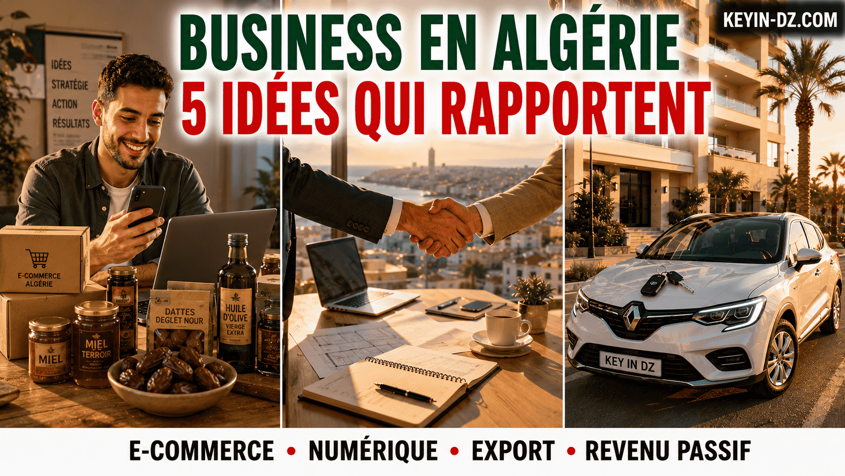 Quel Business Faire en Algérie ? 5 Idées à Fort Rendement (Dont Une Méconnue)