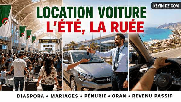 Location de Voiture en Algérie en Été : Pourquoi la Demande Explose et Comment en Profiter