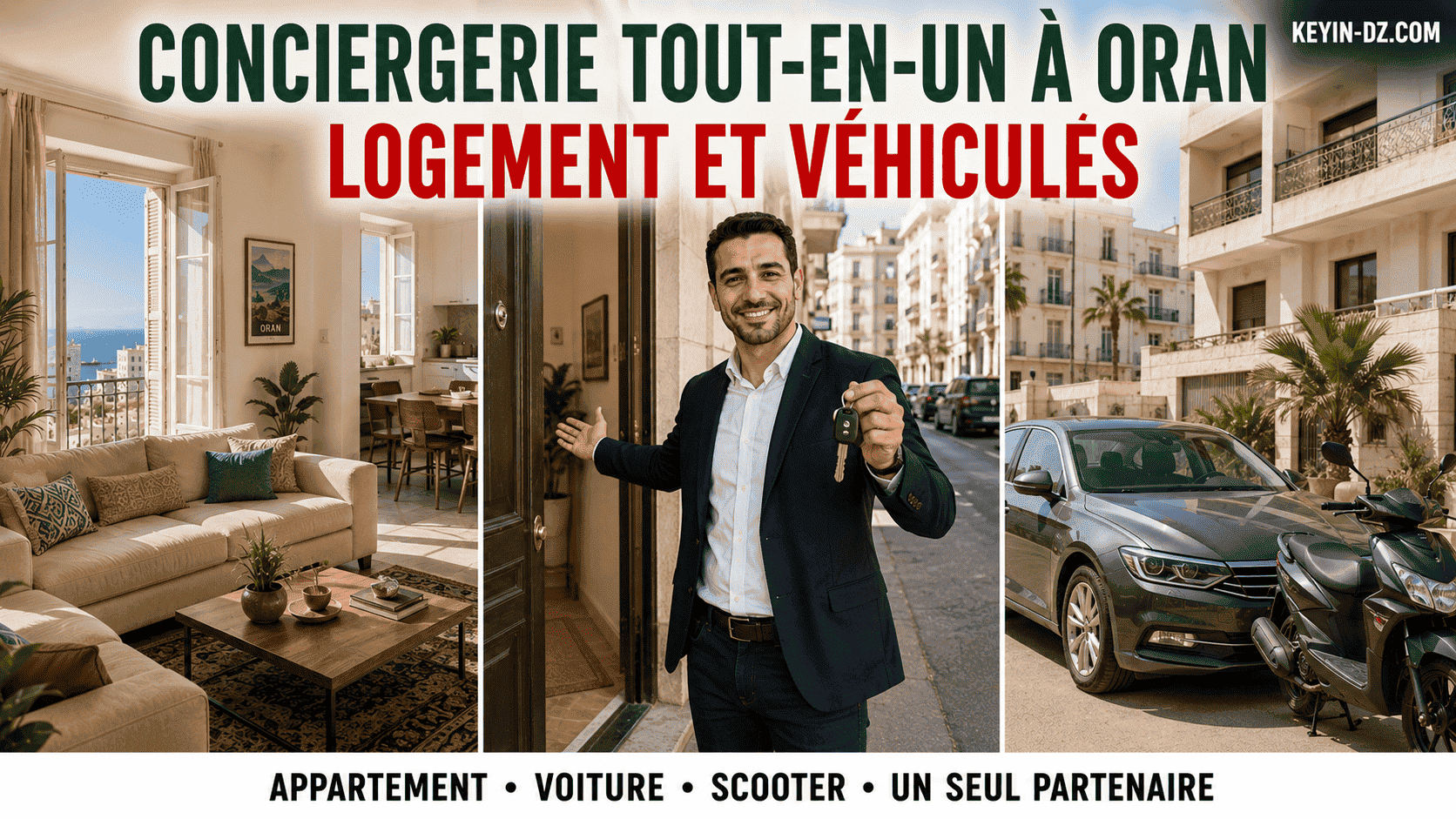 Conciergerie Tout-en-Un à Oran : Faites Gérer Votre Logement ET Vos Véhicules