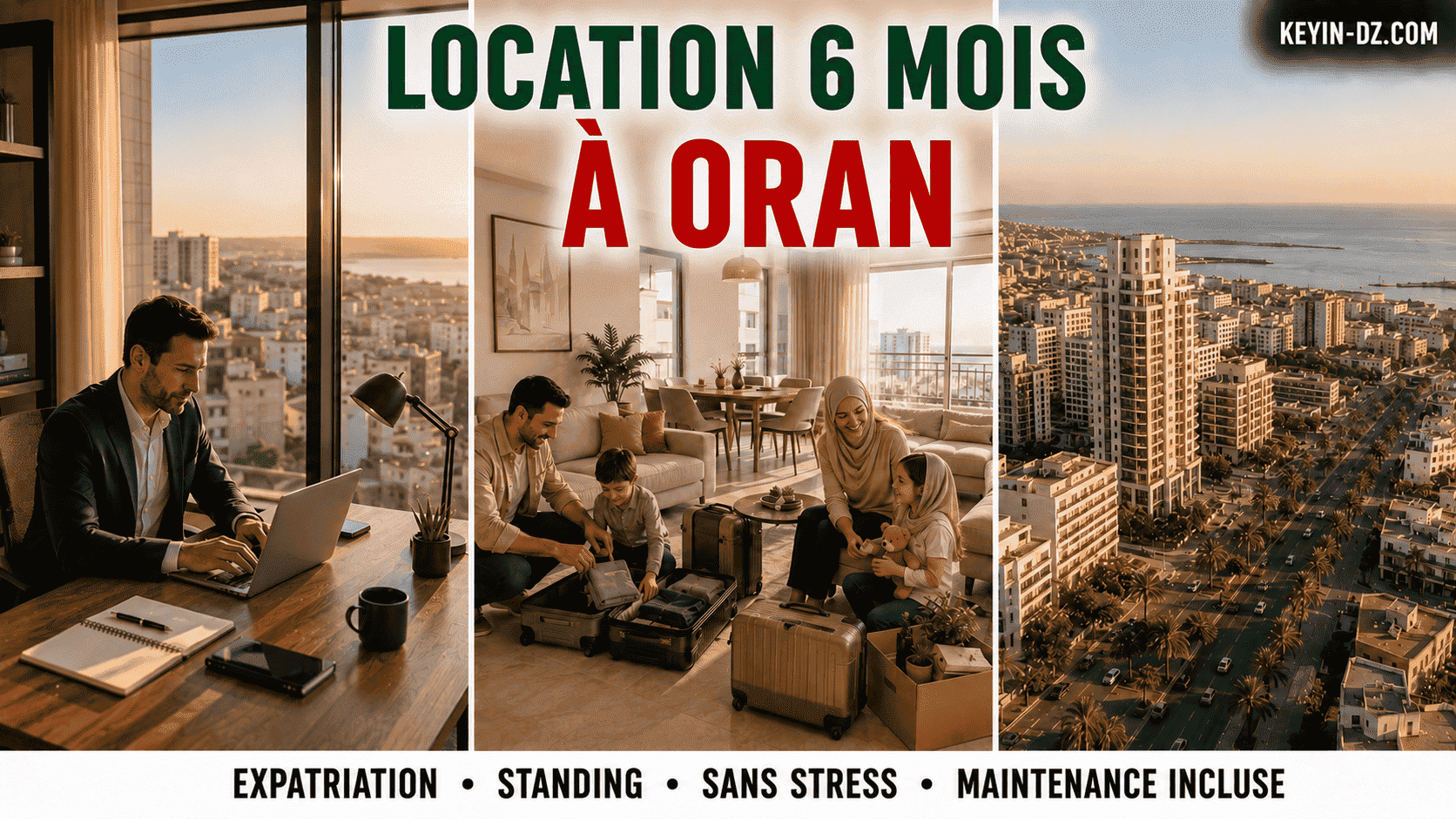 Location appartement Oran 6 mois : le guide expatriation, travailleur à distance, etc