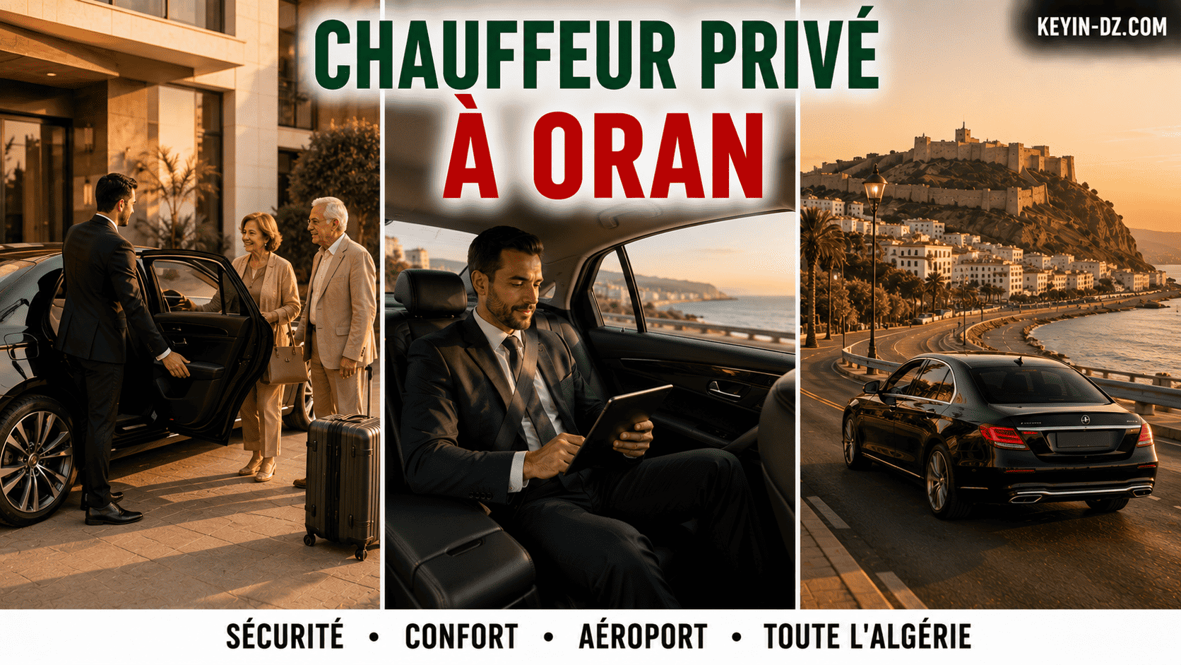Chauffeur privé à Oran : voyager sans conduire