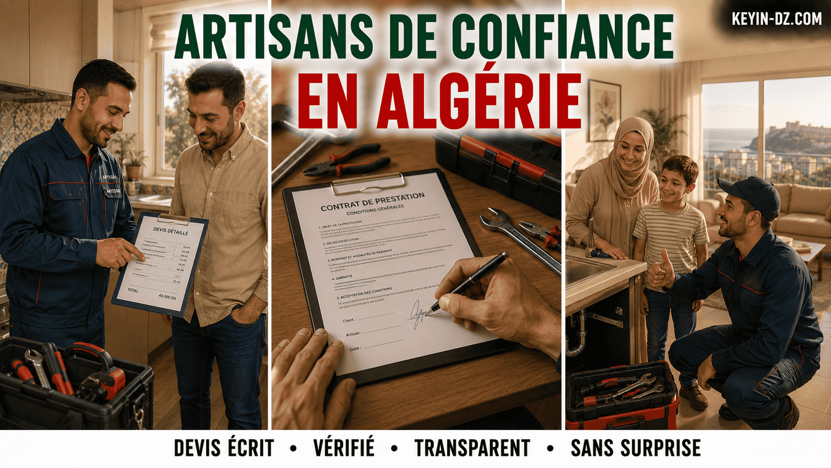 Comment éviter les arnaques avec les artisans en Algérie