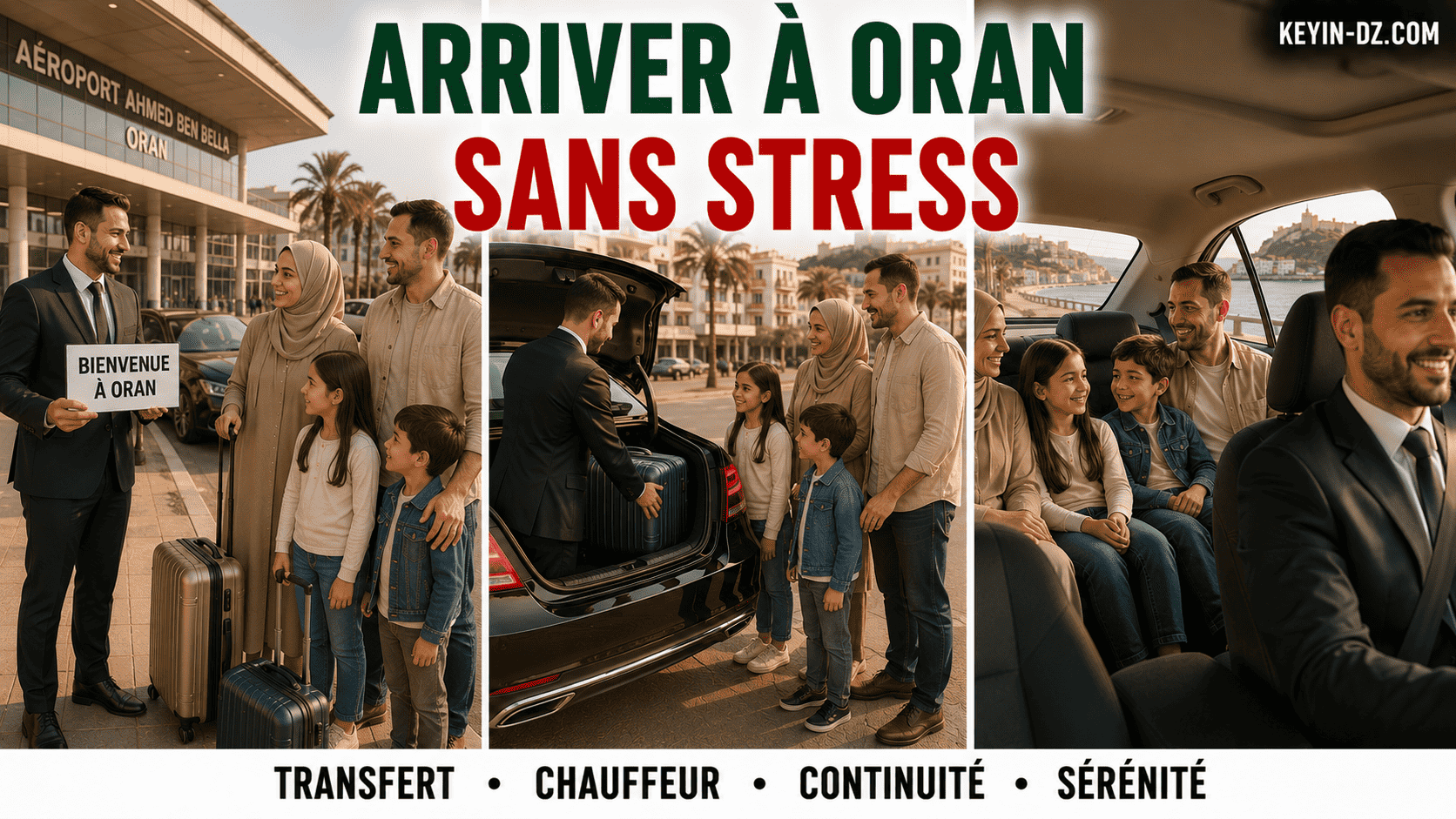 Arriver à Oran et se déplacer sans stress : le combo transfert et chauffeur privé