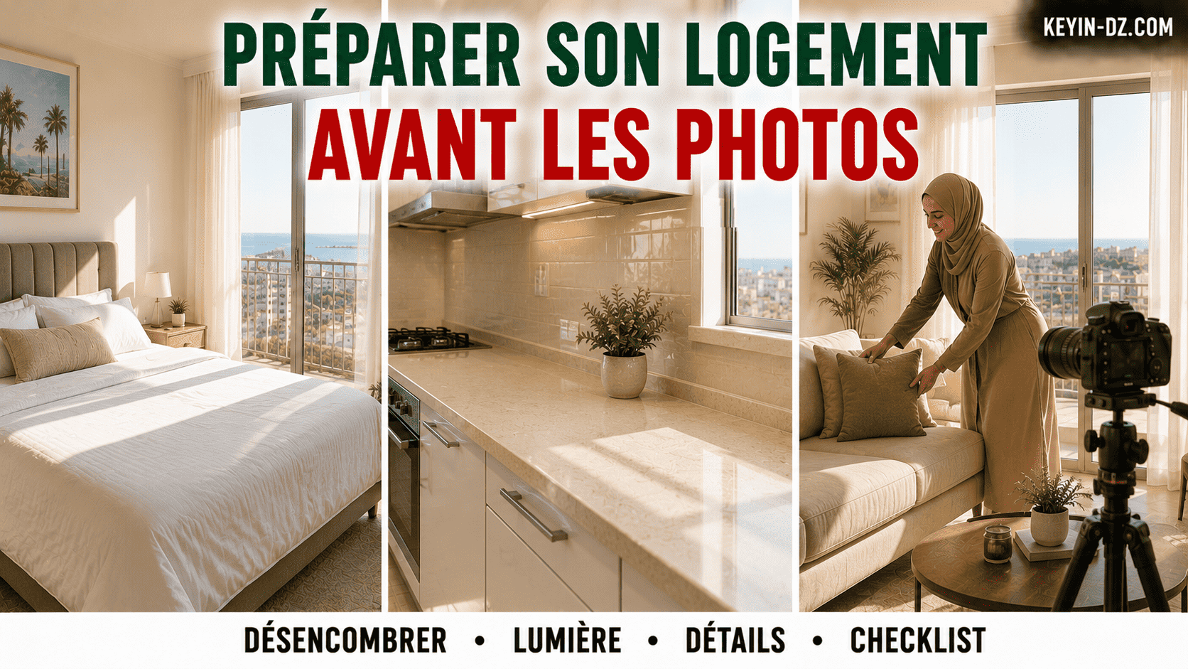 Comment préparer votre appartement avant une séance photo immobilière en Algérie