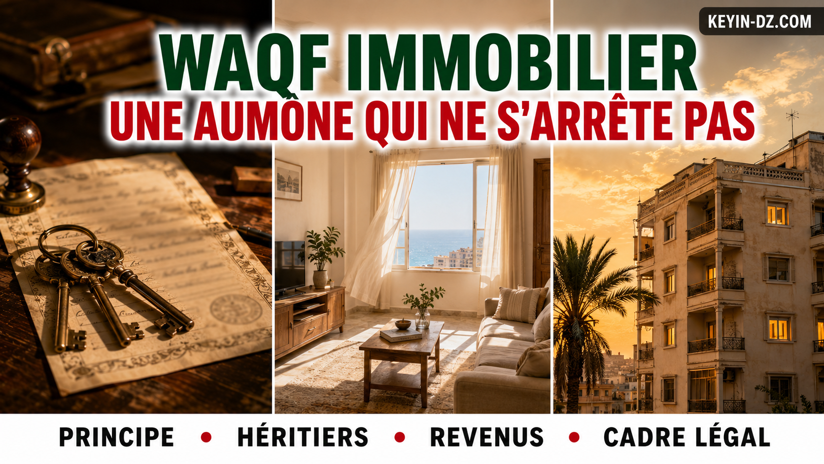 Waqf immobilier : faire de son bien une aumône qui ne s'arrête pas