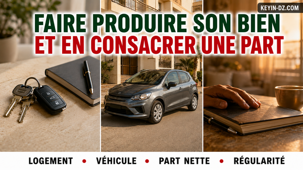 Consacrer une part des revenus de son bien ou de son véhicule à une œuvre