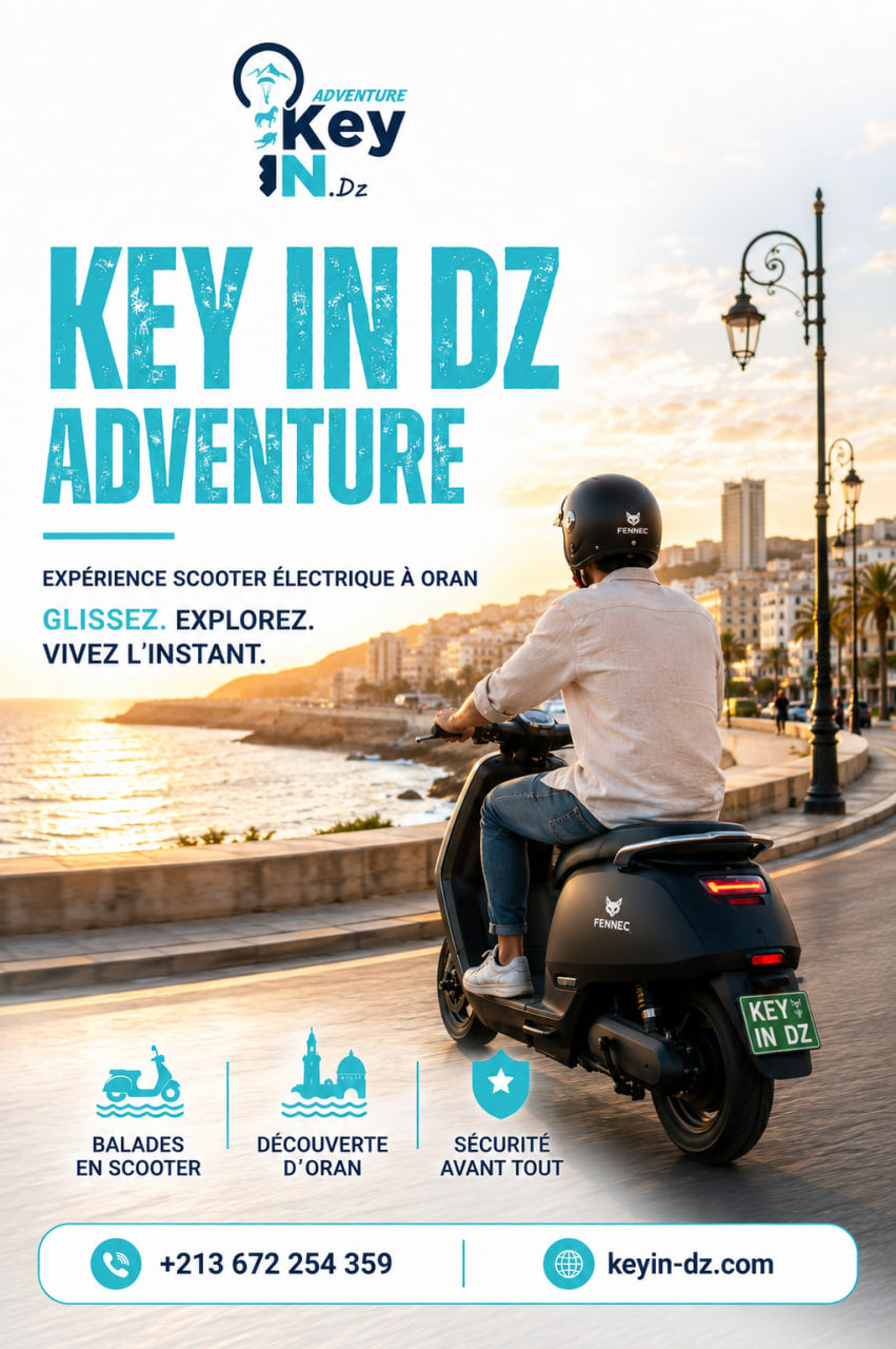 Activité Balade en Scooter Électrique à Oran — Découvrez la Ville Autrement | Key in DZ Adventure