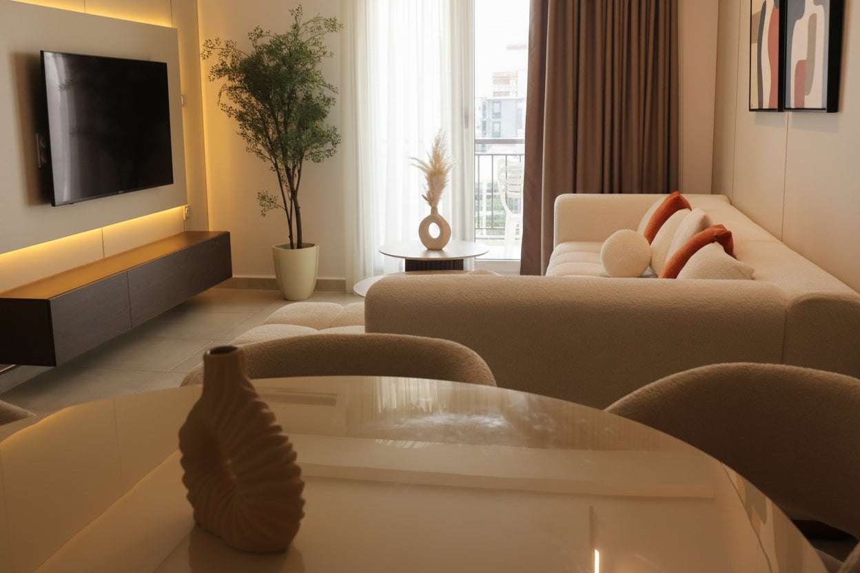 🏠 Appartement Luxe Gambetta, Oran — Jacuzzi Marbre, Suite Parentale (Résidence Sidi Attallah)