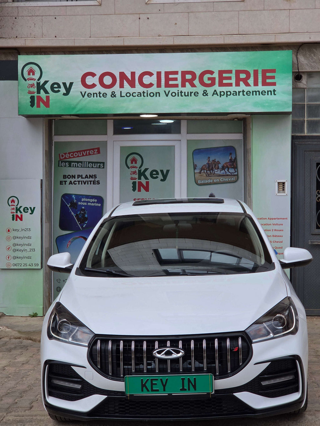 Véhicule Location Chery Arrizo 5 Luxury berline auto Oran | Keyin-DZ