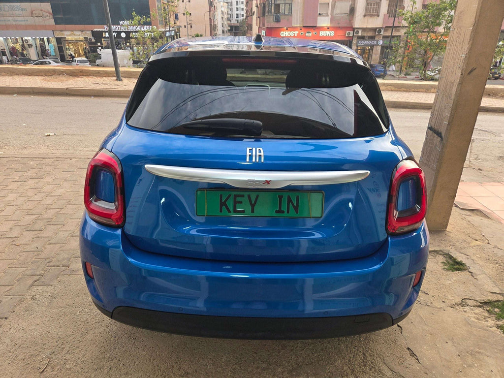 Véhicule Location Fiat 500X SUV automatique bleu chic Oran | Keyin-DZ