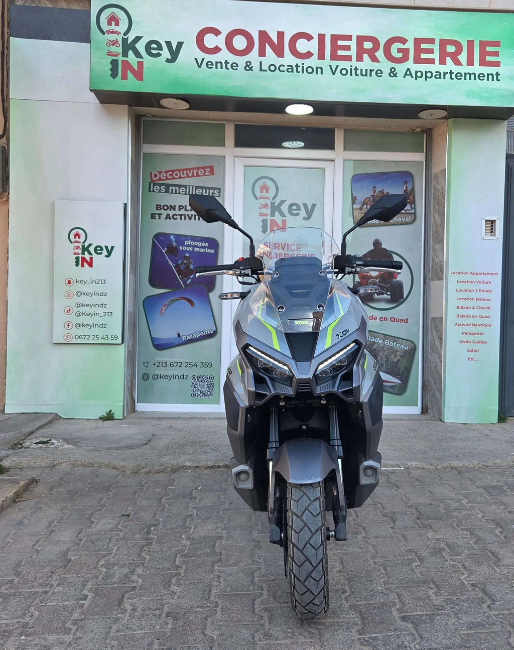 Vms XDV - Location Scooter 200cm2 - Key in Dz Key in Dz