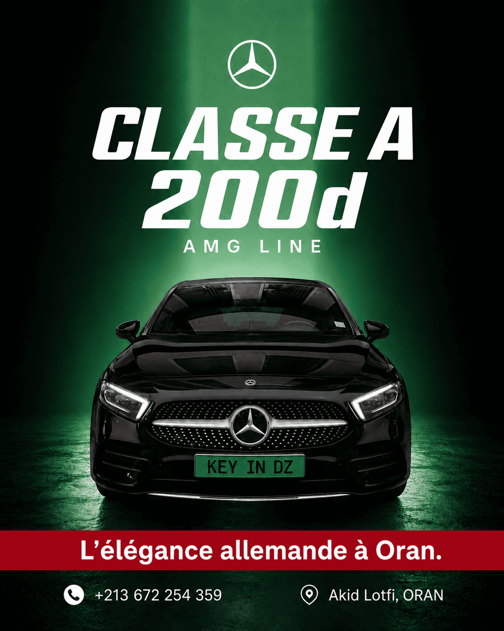 🚗 Location Mercedes Classe A 200d AMG Line — Berline Premium Automatique à Oran