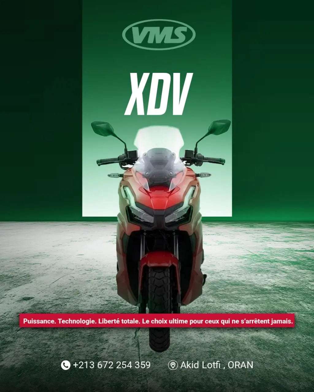 Vms XDV - Location Scooter 200cm2 - Key in Dz Key in Dz