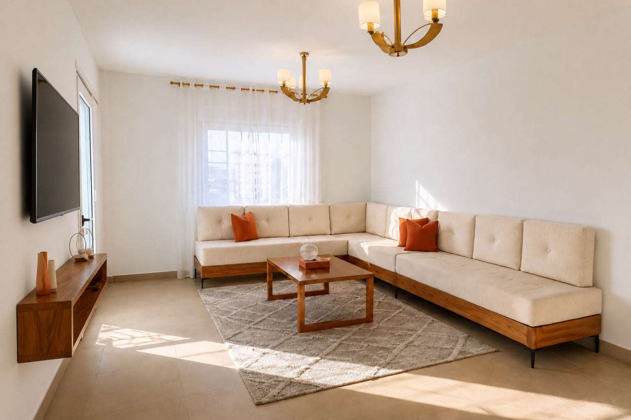 Appartement F4 — Boulevard des Lions, Centre Oran • 3 Chambres • Vue Dégagée • 8e Étage