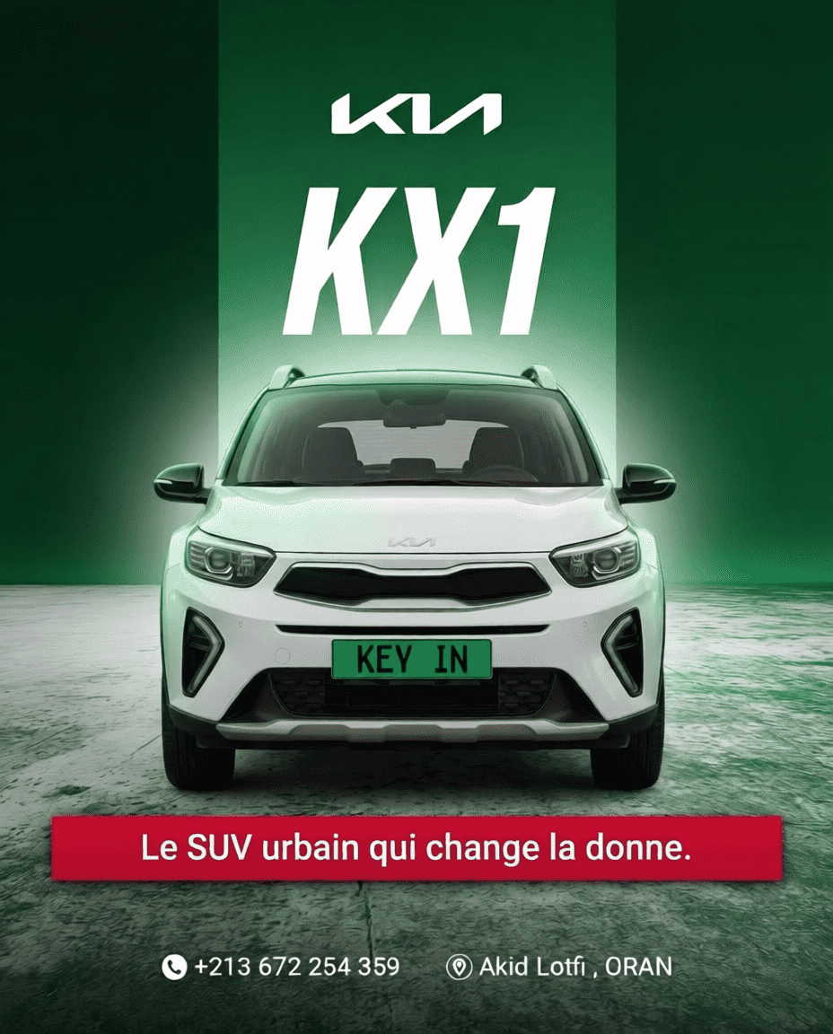 Véhicule Location Kia KX1 SUV automatique Oran - Fiabilité & Confort | Keyin-DZ