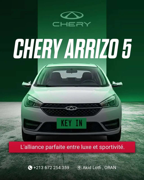 Chery Arrizo 5 - Location Voiture Automatique - Key in Dz Key in Dz
