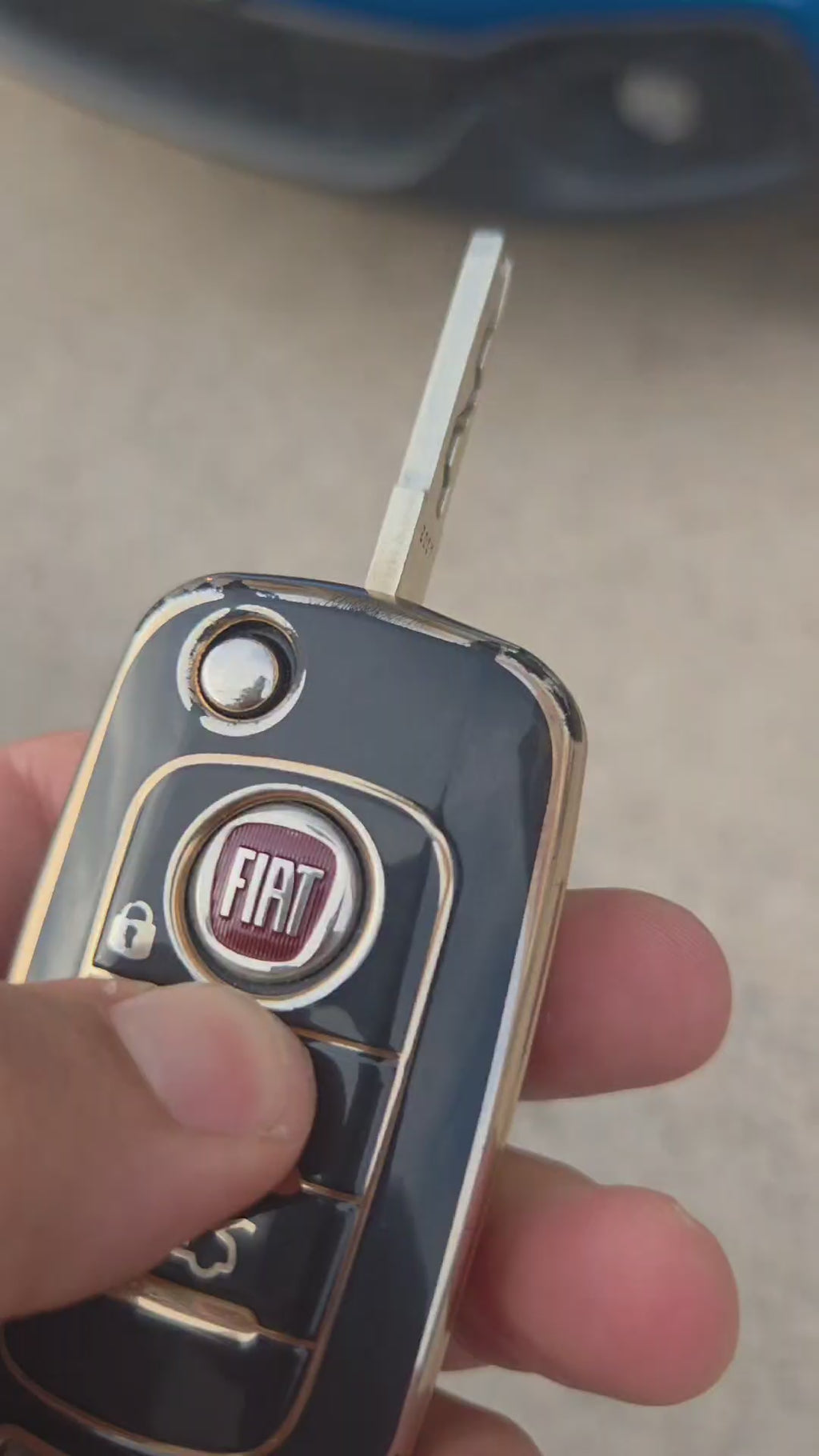 Véhicule Location Fiat 500X SUV automatique bleu chic Oran | Keyin-DZ