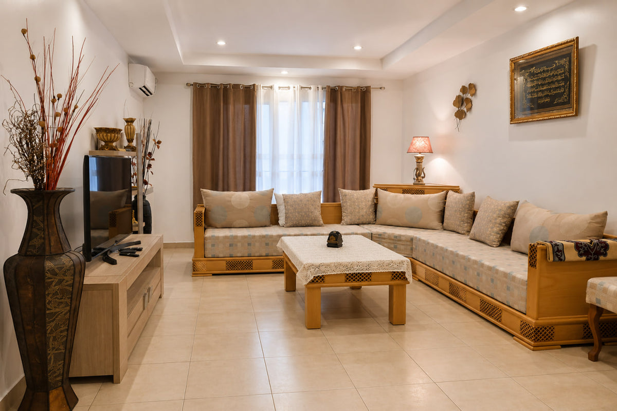 🏠 Grand F3 Canastel Oran 6 pers. Parking — Résidence Privé Sécurisé El Menzah