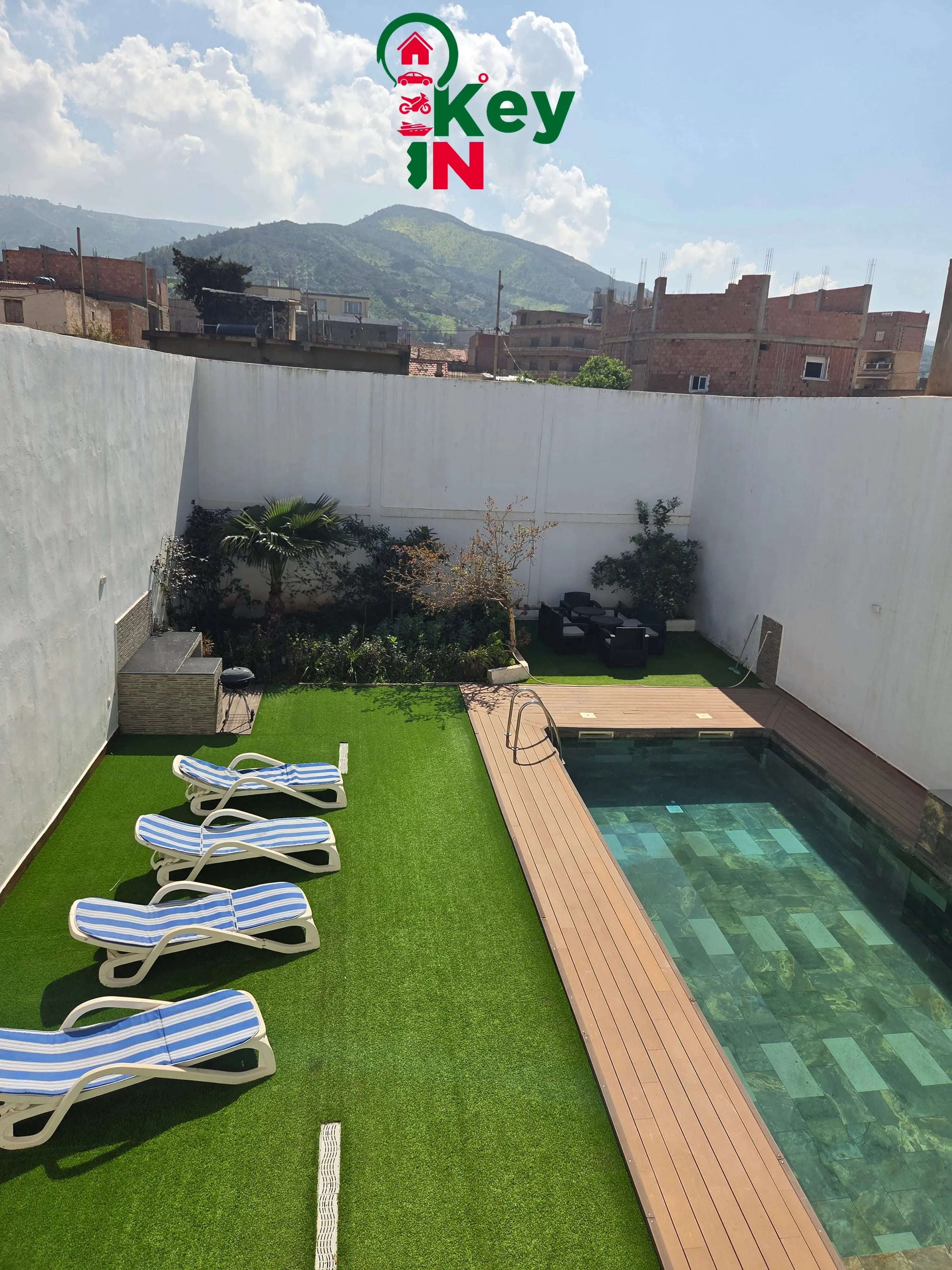 Villa Sakina avec Piscine Privée Sans vis-à-vis, à Bousfer, Oran — 8 Pers. | Keyin-DZ Key in Dz