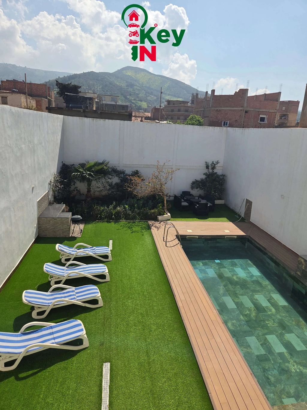 Villa Sakina avec Piscine Privée Sans vis-à-vis, à Bousfer, Oran — 8 Pers. | Keyin-DZ Key in Dz